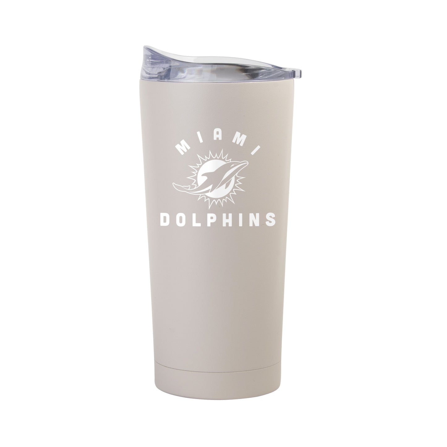 Miami Dolphins 20oz Archway Sand Powder Coat Tumbler