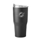 Miami Dolphins 30oz Etch Powdercoat Tumbler
