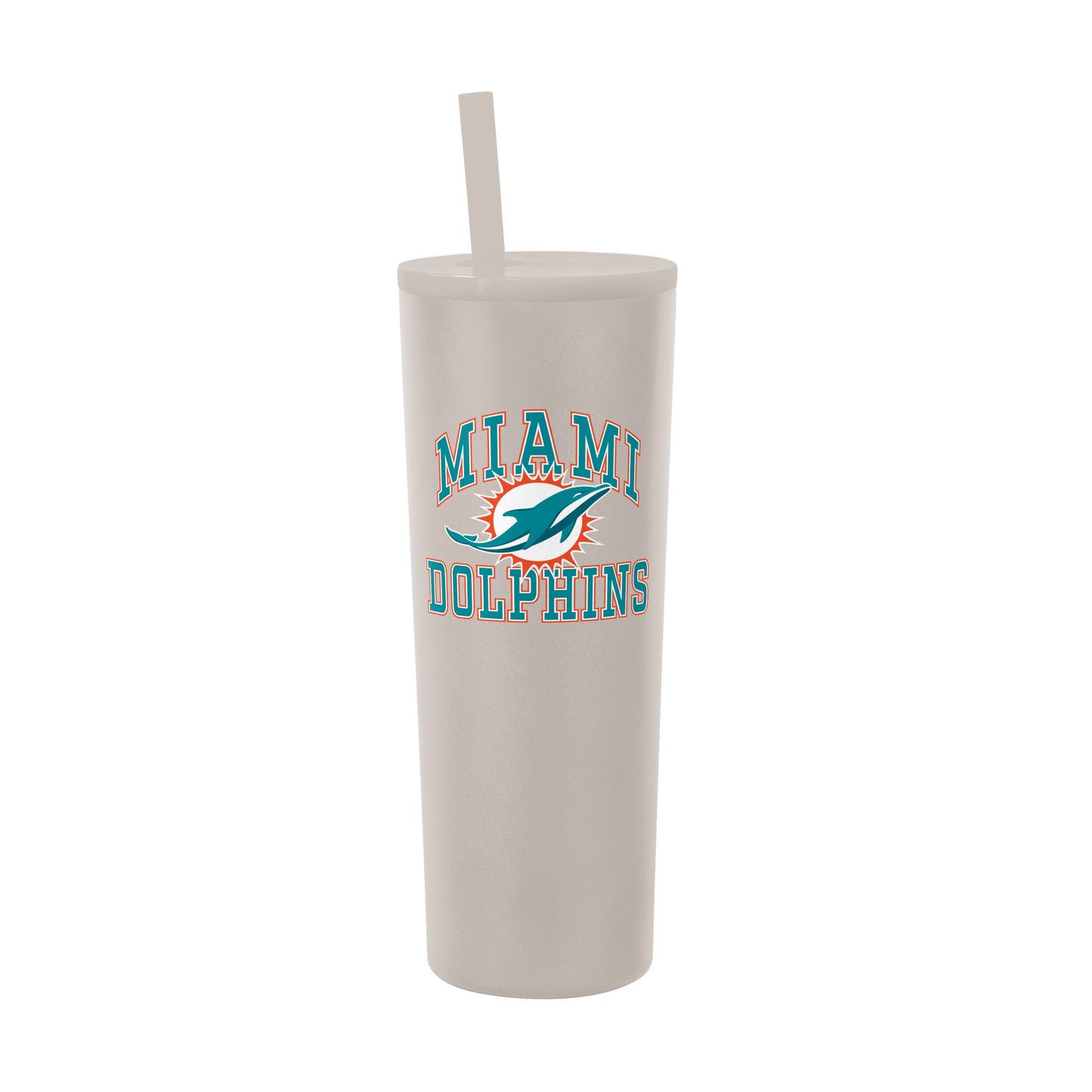 Miami Dolphins 30oz Athletic SS Straw Tumbler