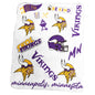 Minnesota Vikings Classic Native Fleece Throw