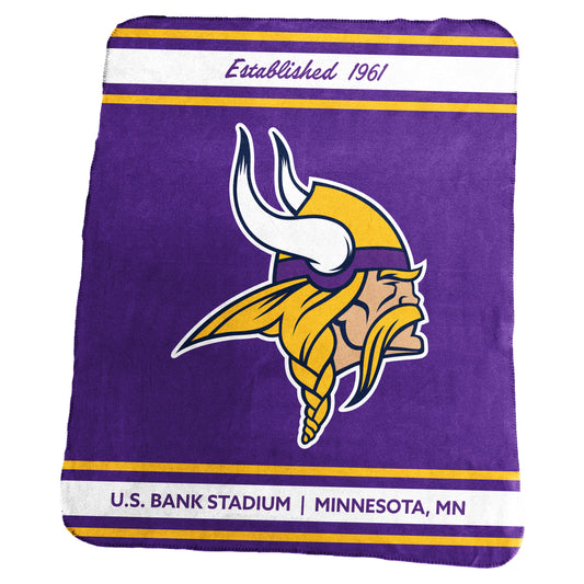 Minnesota Vikings Stadium Classic Fleece Throw