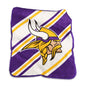 Minnesota Vikings Raschel Stripe Throw