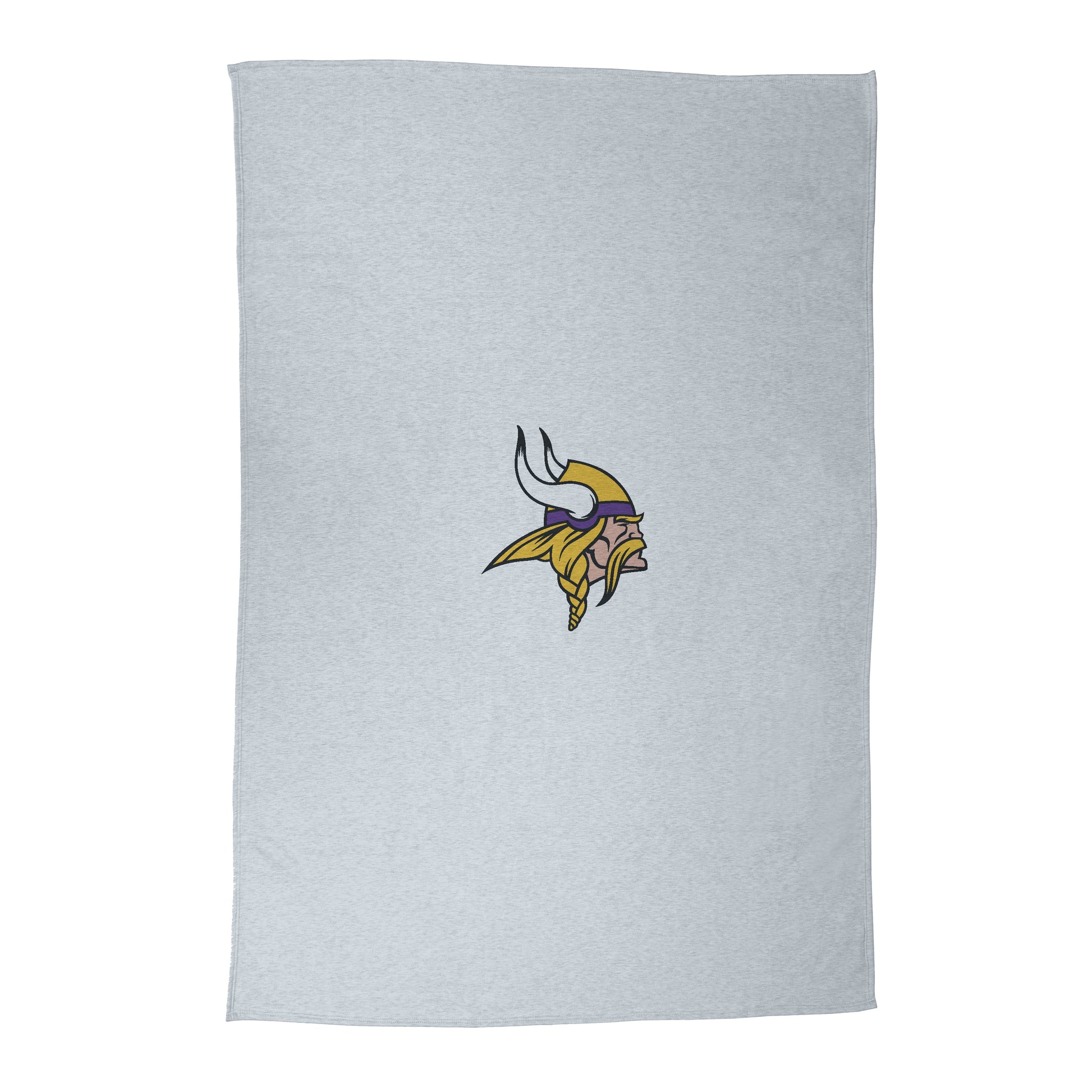 Minnesota Vikings Primary Logo Athletic Gray Sublimated Sweatshirt Blanket
