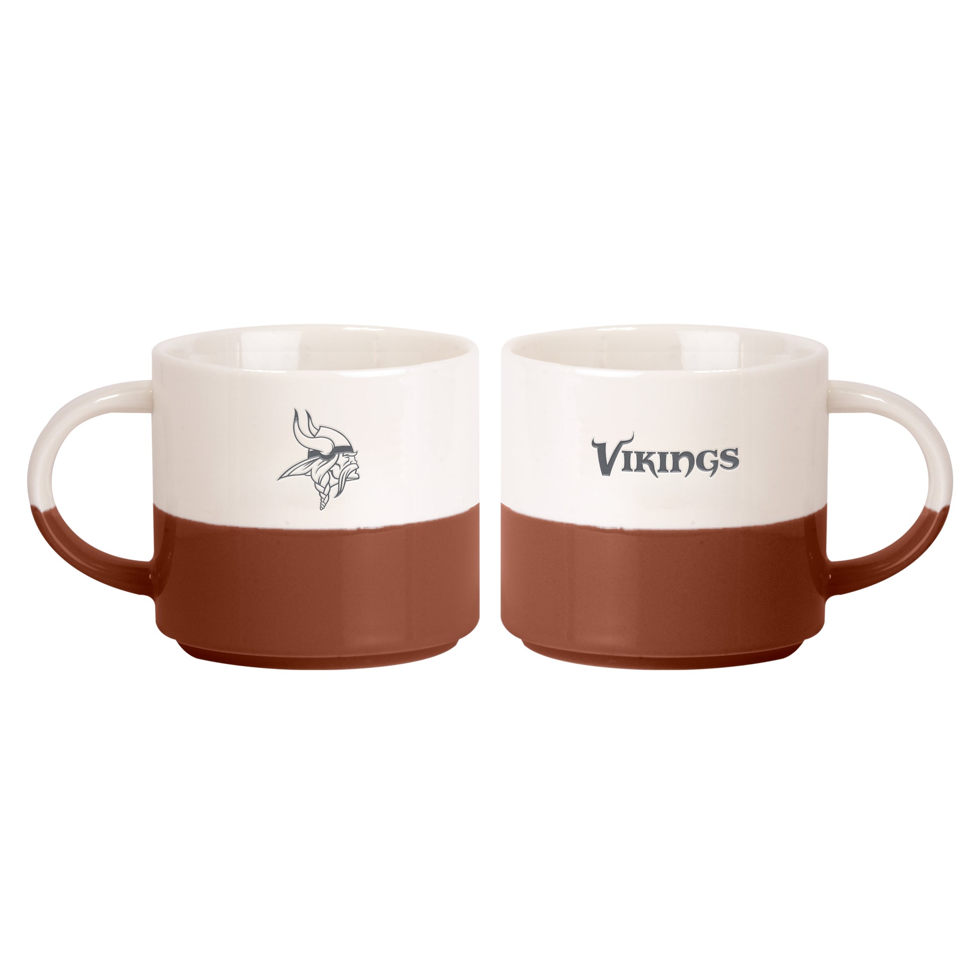Minnesota Vikings 15oz Walmart Holiday Stackable Mug Set