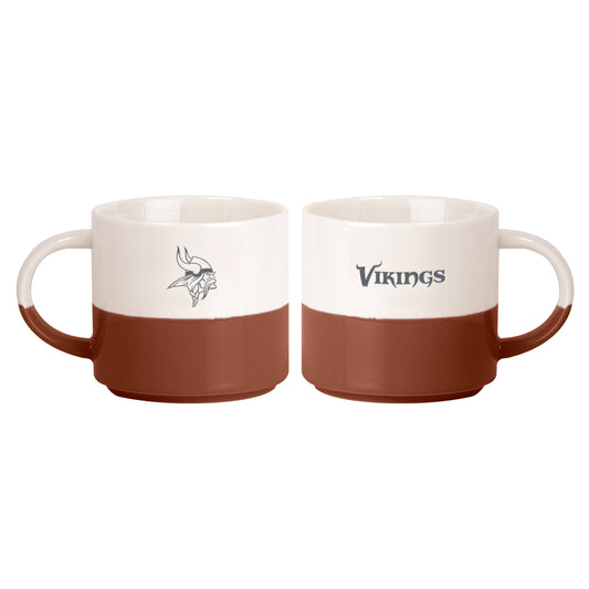 Minnesota Vikings 15oz Walmart Holiday Stackable Mug Set