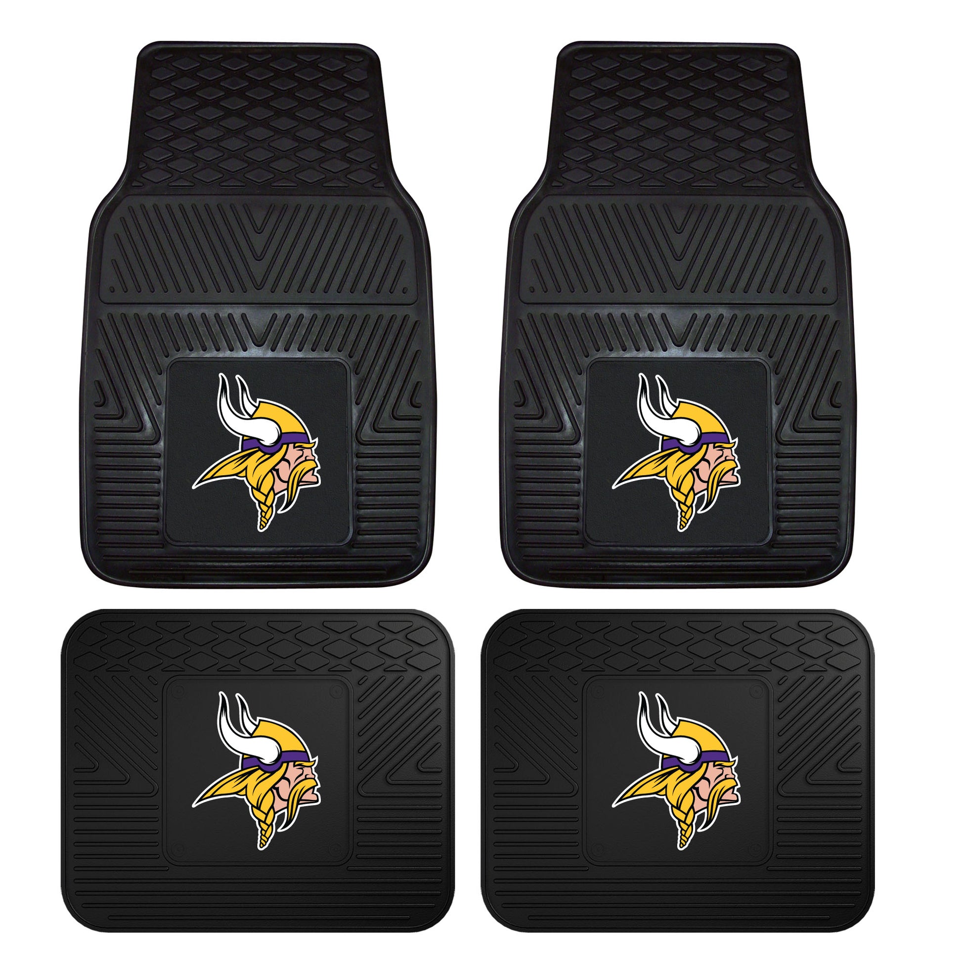 NFL - Minnesota Vikings 4-pc Vinyl Car Mat Set