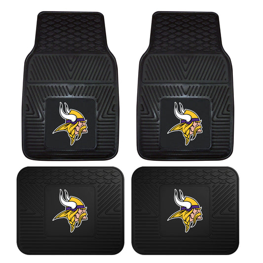 NFL - Minnesota Vikings 4-pc Vinyl Car Mat Set