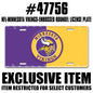 NFL - Minnesota Vikings Embossed Roundel License Plate