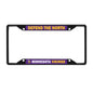 Minnesota Vikings License Black Trinity Plate Frame