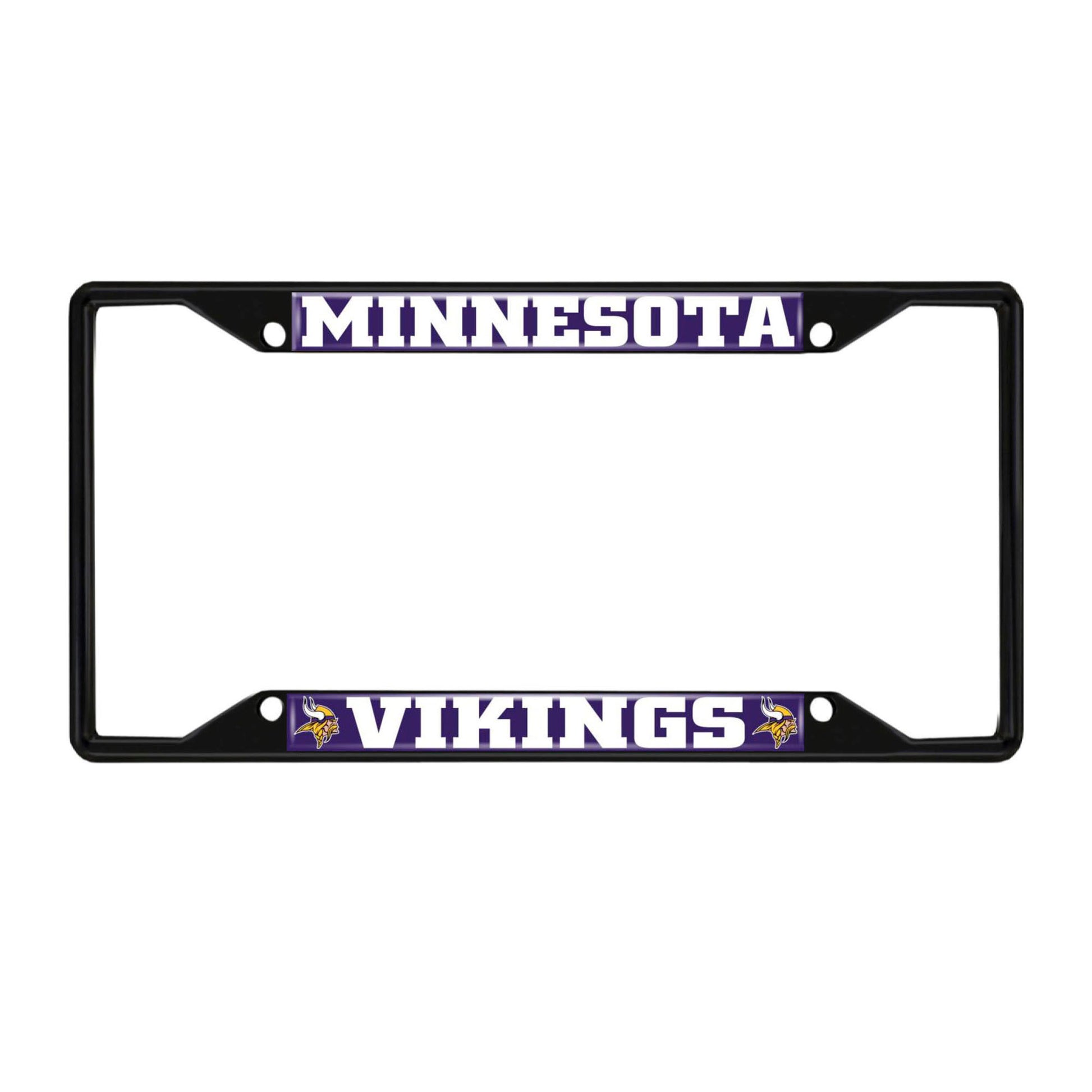 NFL - Minnesota Vikings Black License Plate Frame