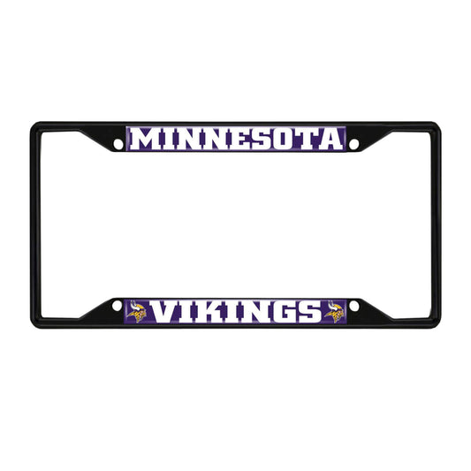 NFL - Minnesota Vikings Black License Plate Frame