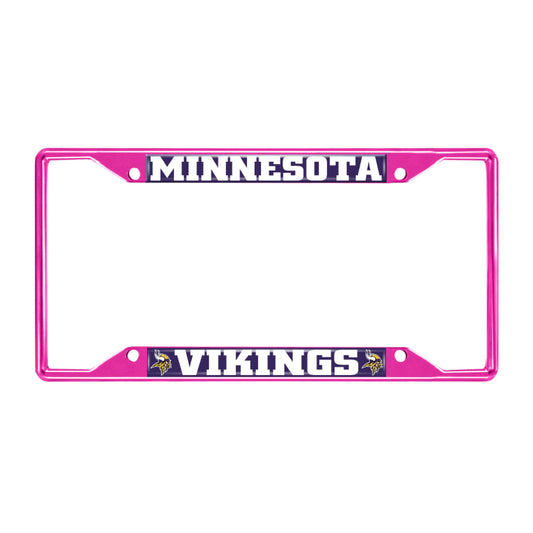 NFL - Minnesota Vikings-Pink License Plate Frame