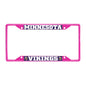 NFL - Minnesota Vikings-Pink License Plate Frame