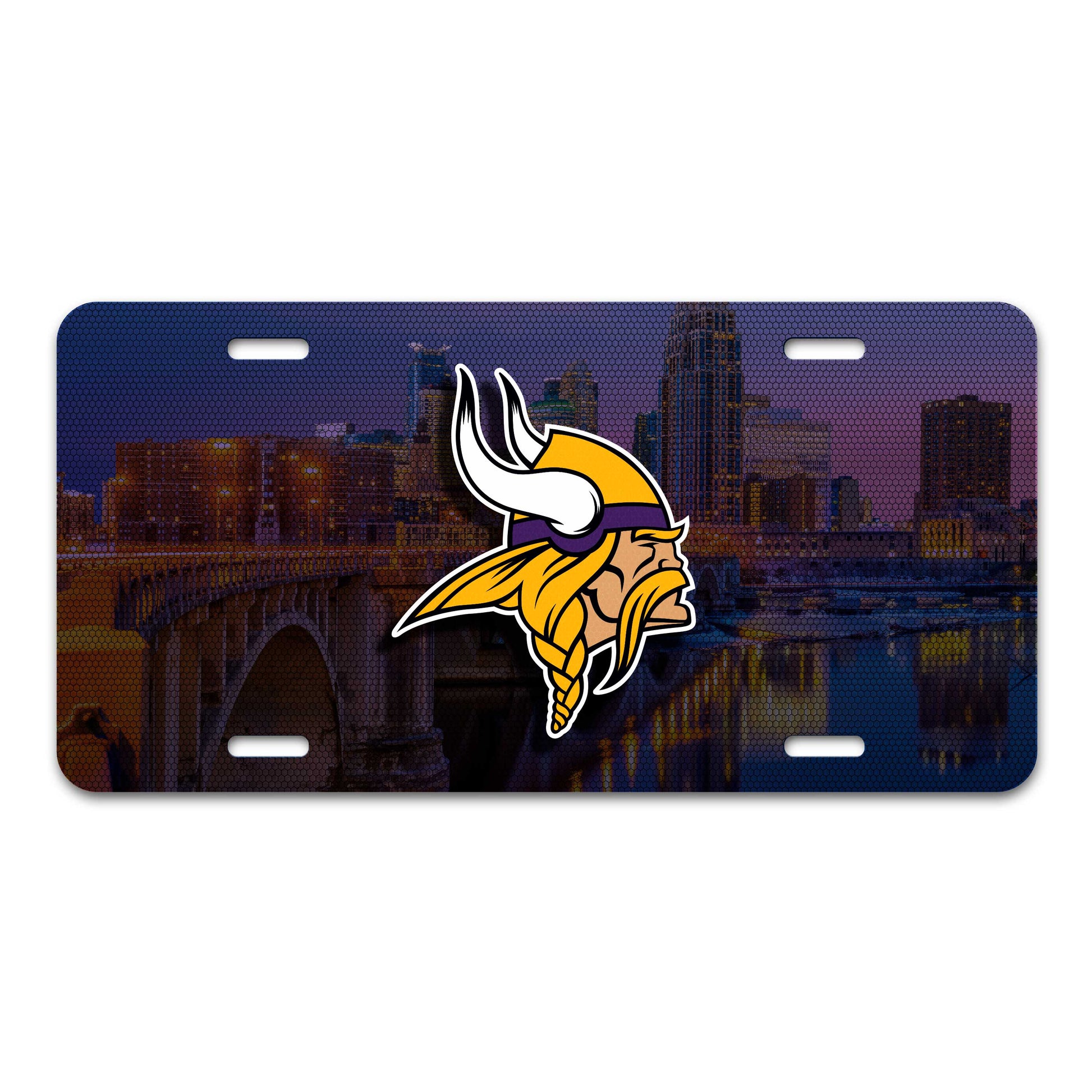 Minnesota Vikings Flat Metal License Plate