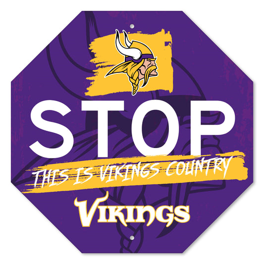 NFL - Minnesota Vikings Sign Stop Flat