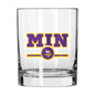 Minnesota Vikings 14oz Letterman Rocks Glass