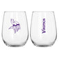 Minnesota Vikings 16oz Gameday Curved Beverage Glass
