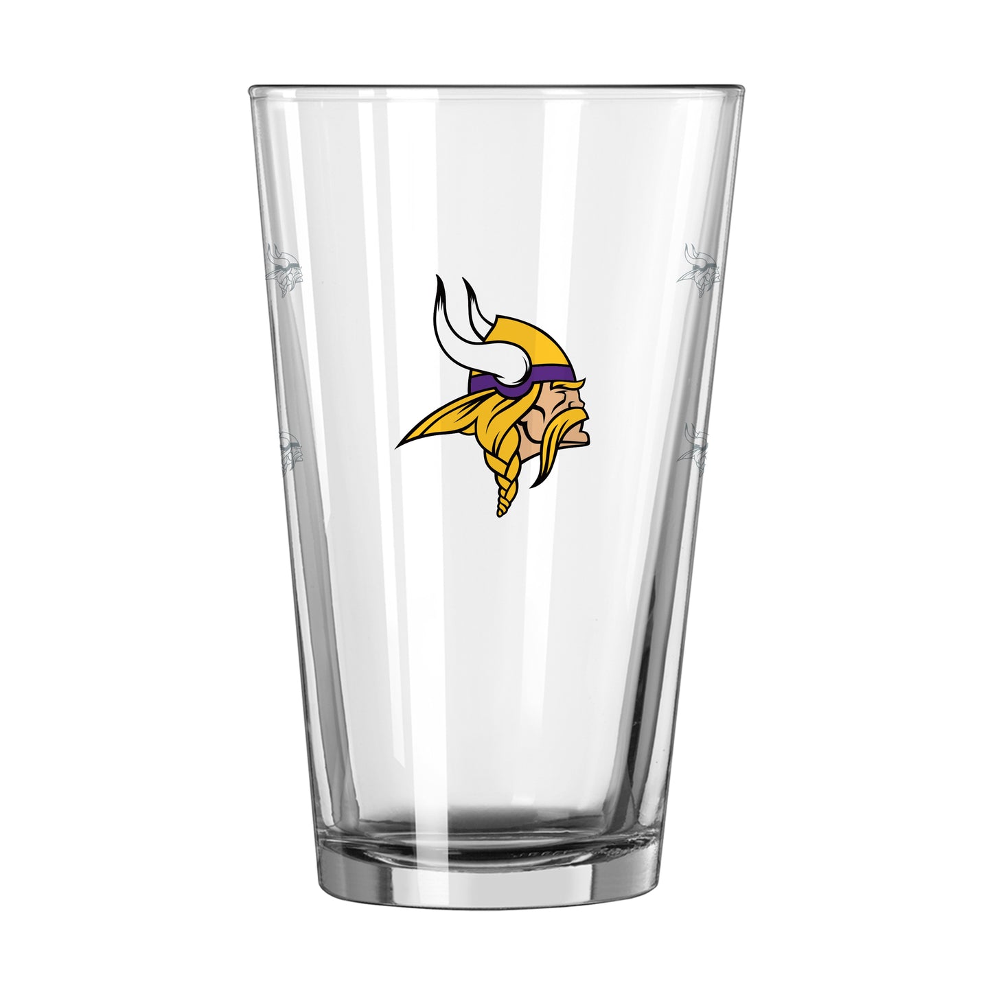 Minnesota Vikings 16oz Satin Etch Pint Glass