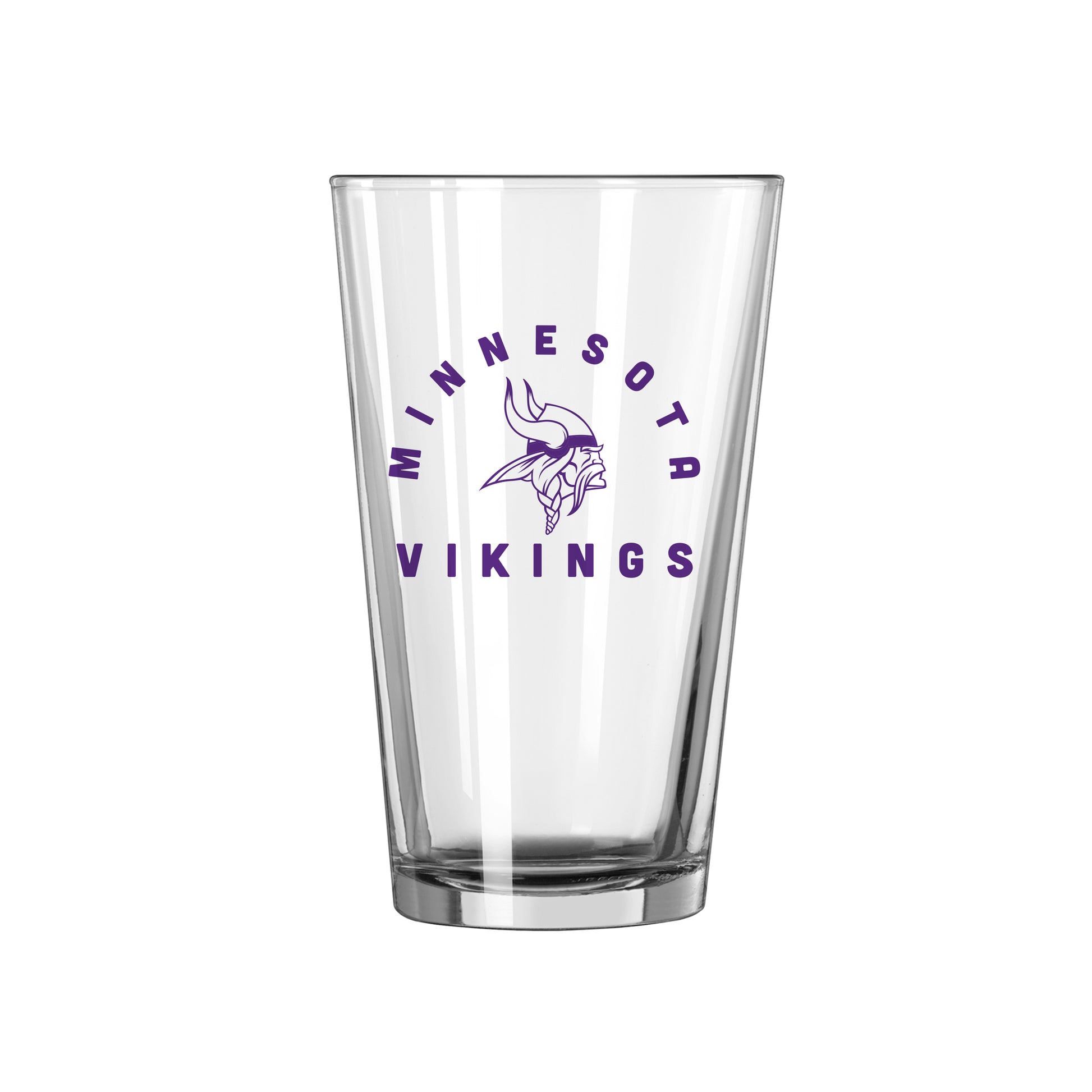 Minnesota Vikings 16oz Color Archway Pint Glass