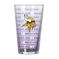 Minnesota Vikings 16oz Chant Fade Pint Glass