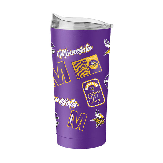 Minnesota Vikings 20oz Dreamweave Powder Coat Tumbler