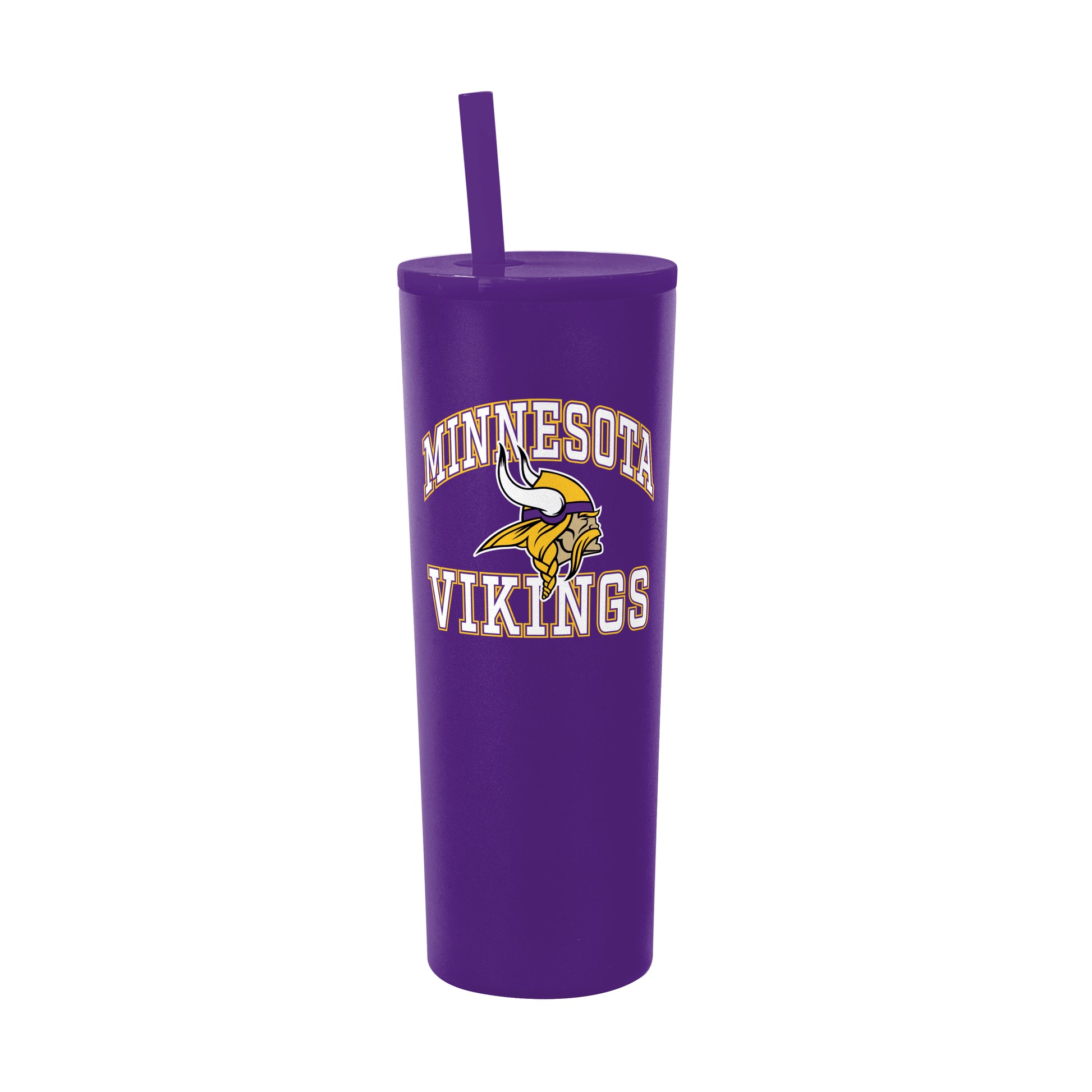 Minnesota Vikings 30oz Athletic SS Straw Tumbler