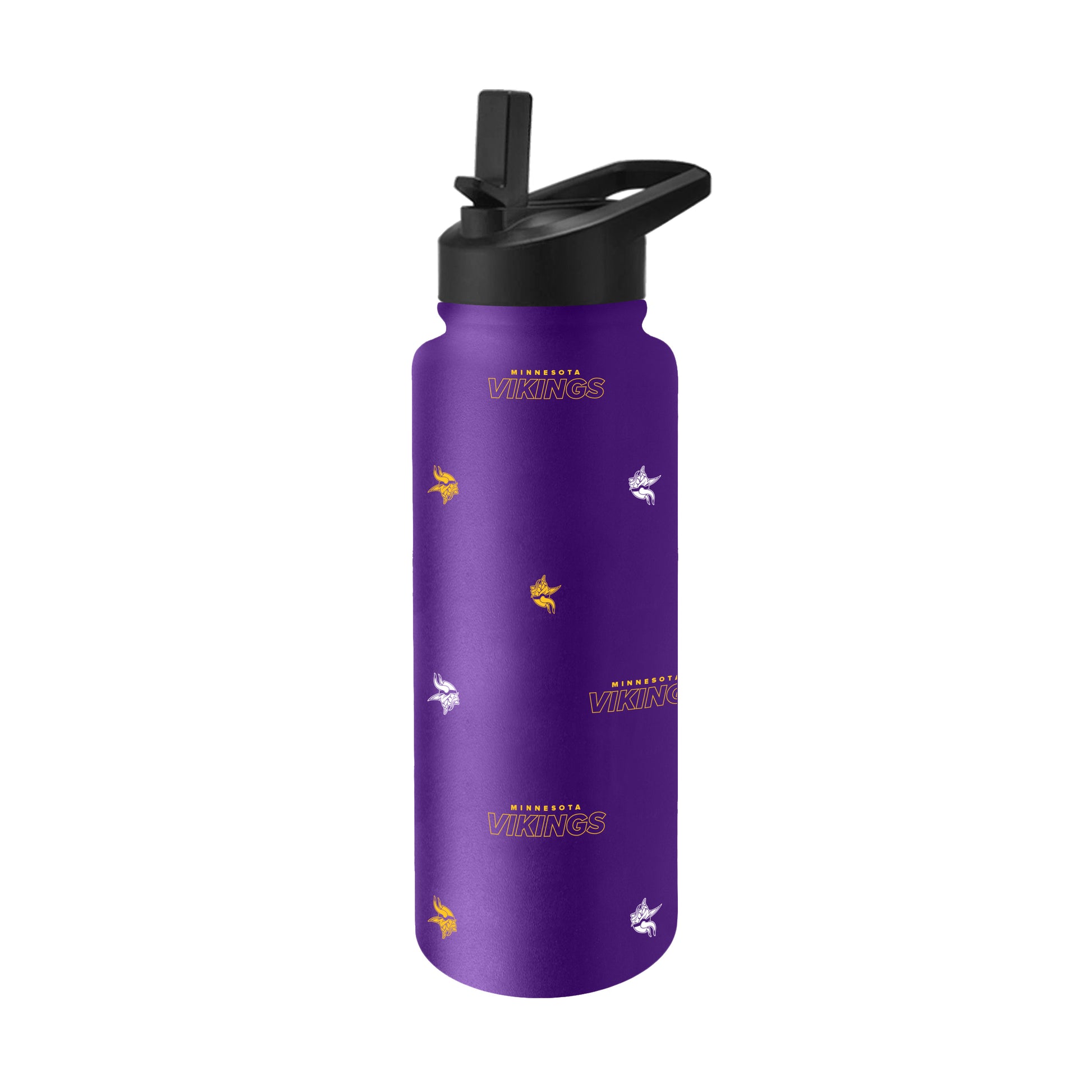 Minnesota Vikings 34oz Step And Repeat Quencher Bottle