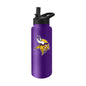 Minnesota Vikings Quencher Logo Flip Top Water Bottle