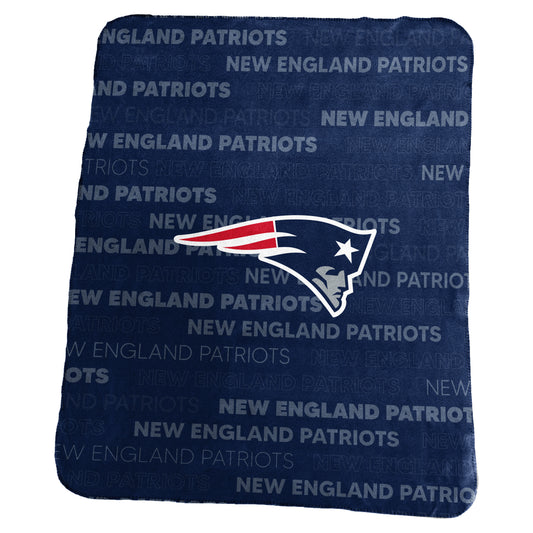 New England Patriots Classic Fleece Throw