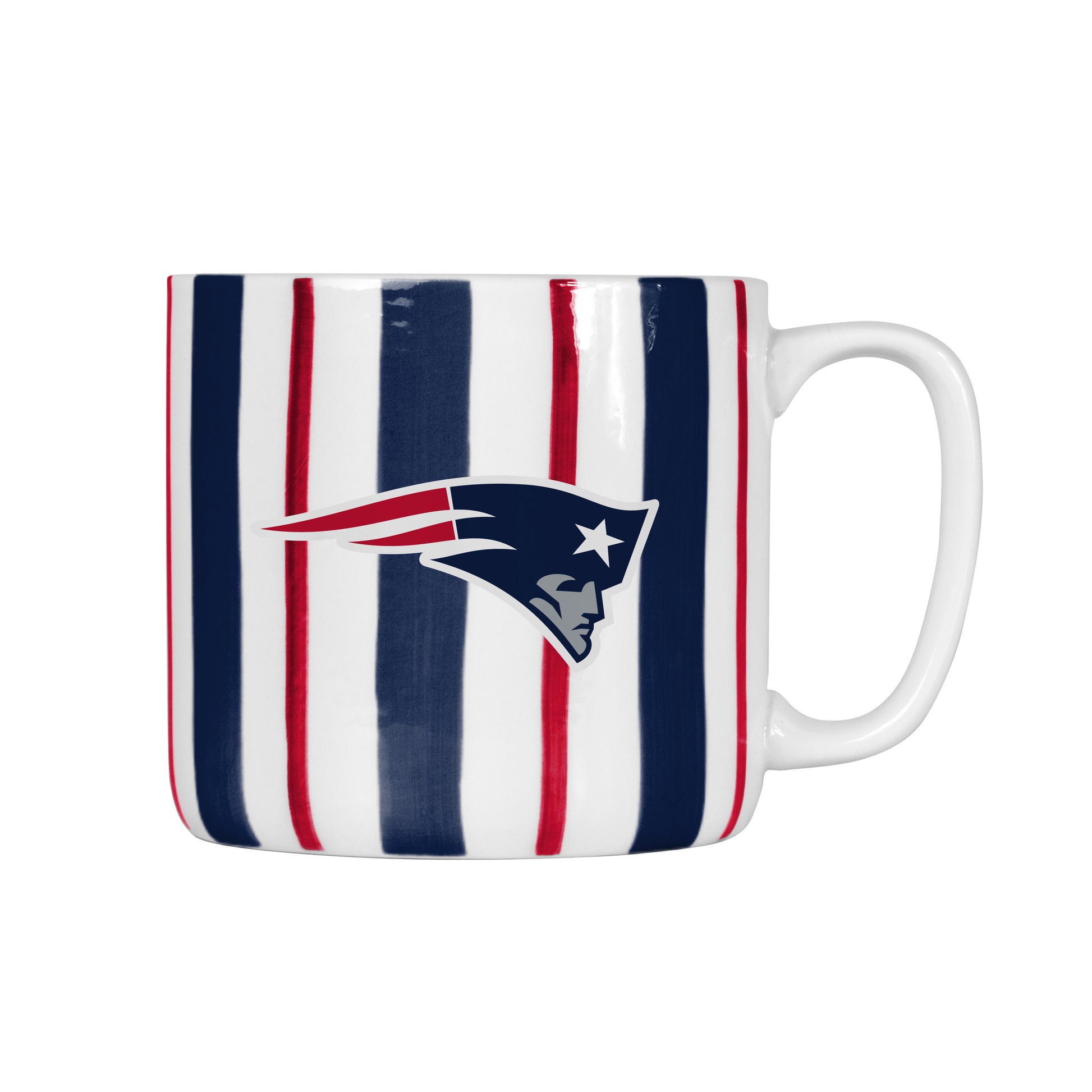 New England Patriots 16oz Brushstroke Stripe Mug