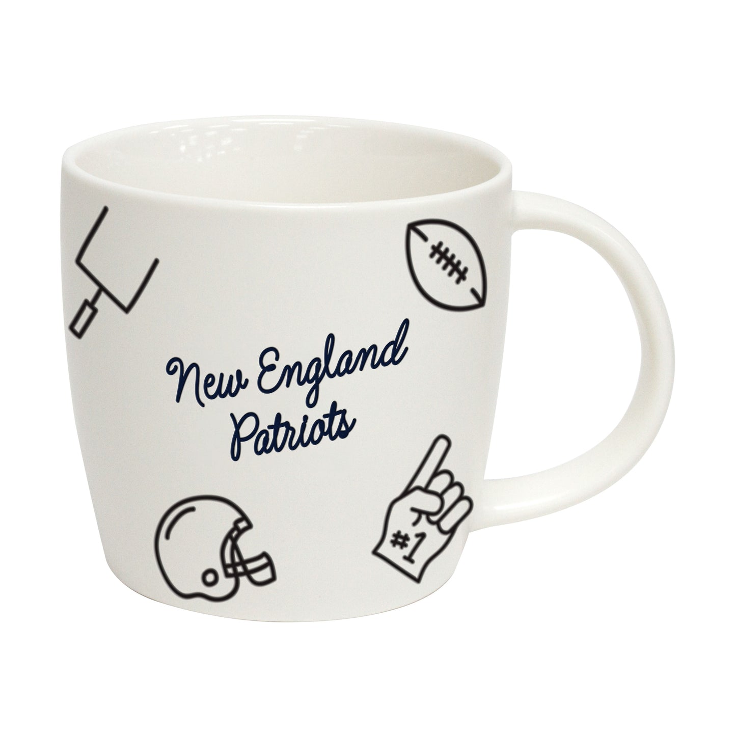 New England Patriots 18oz Playmaker Mug