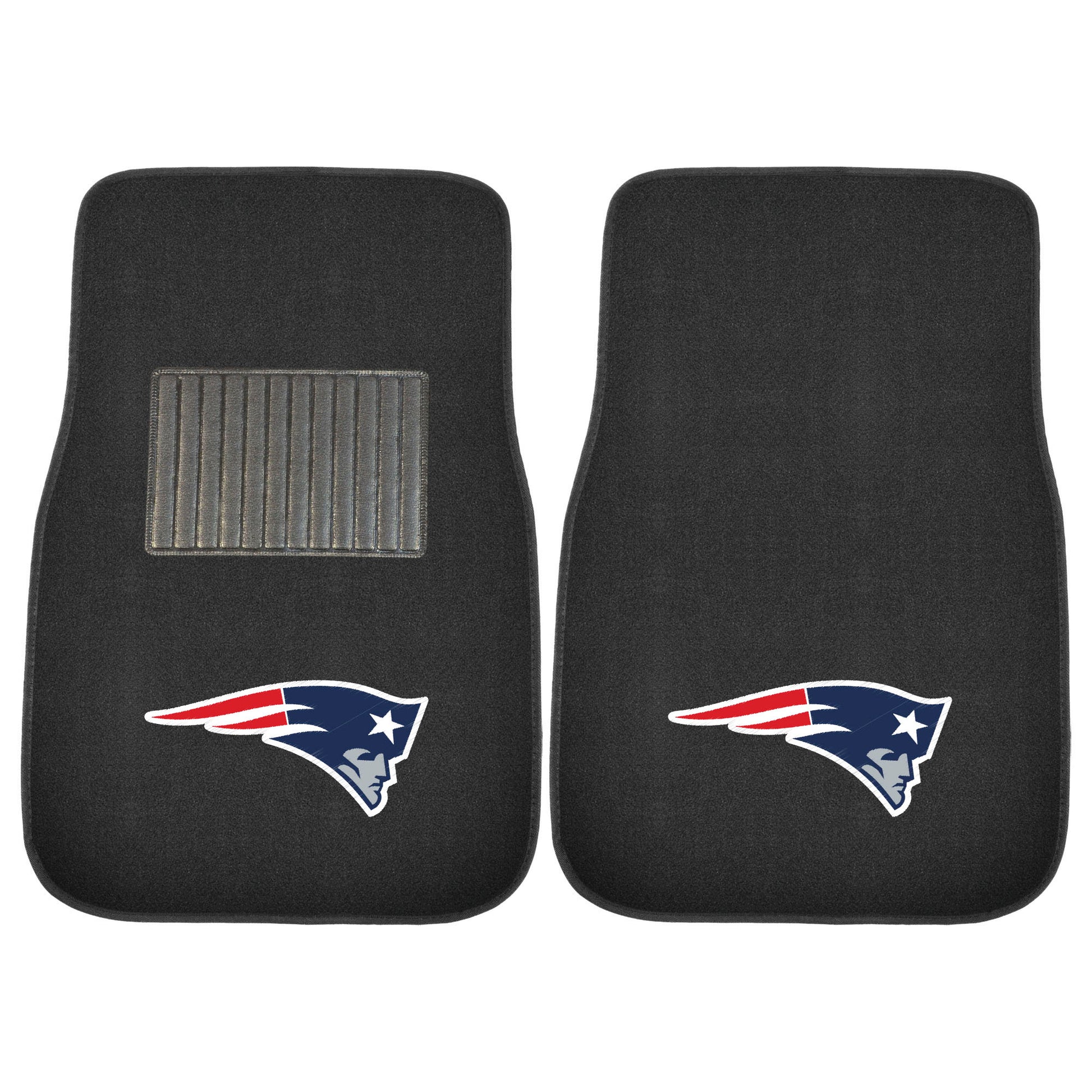 NFL - New England Patriots 2-pc Embroidered Car Mat Set