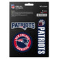 New England Patriots Decal Stickers 3 Pack