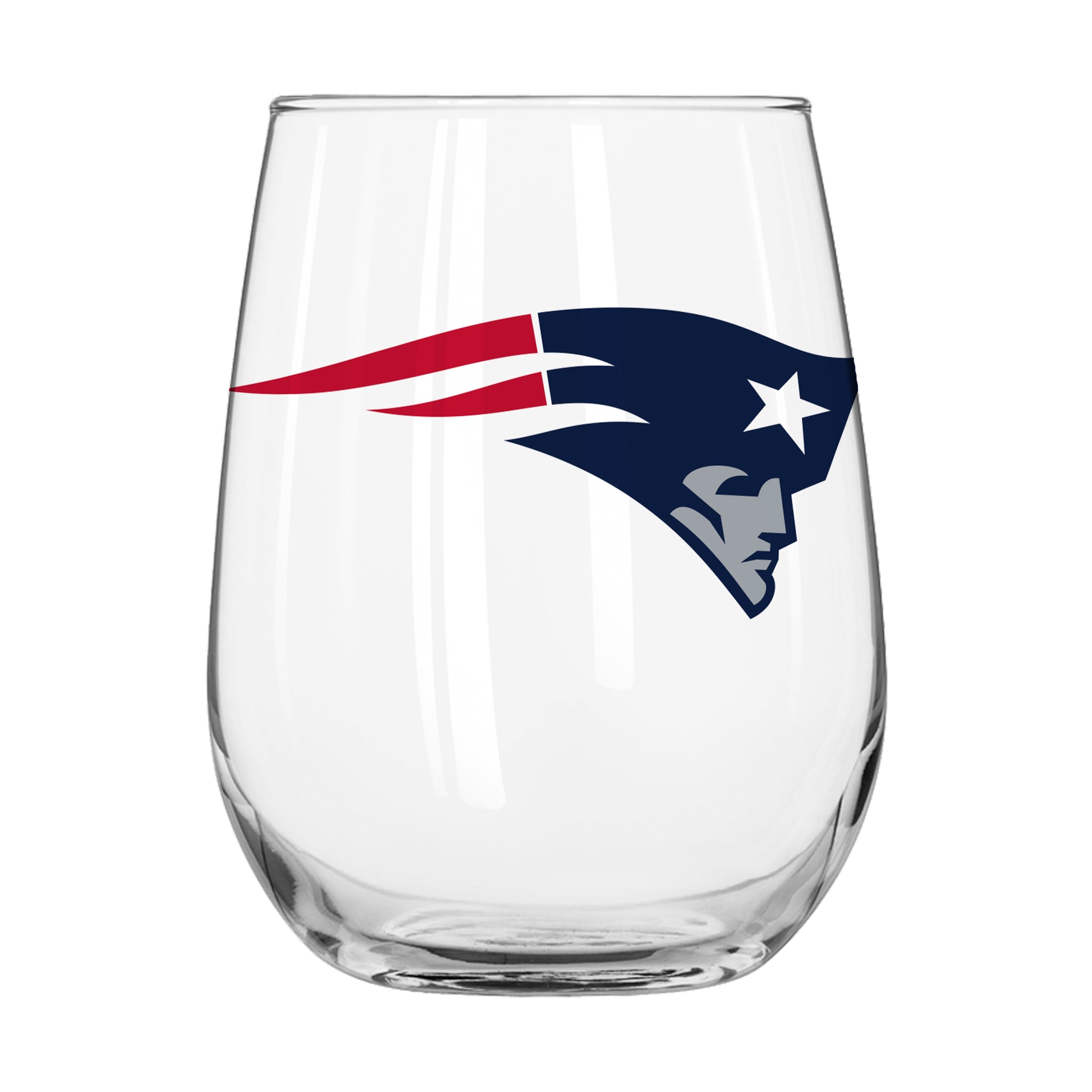 New England Patriots 16oz Swagger Curved Beverage Glass