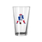 New England Patriots 16oz Retro Pint Glass
