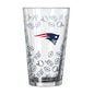 New England Patriots 16oz Ombre Playmaker Pint Glass