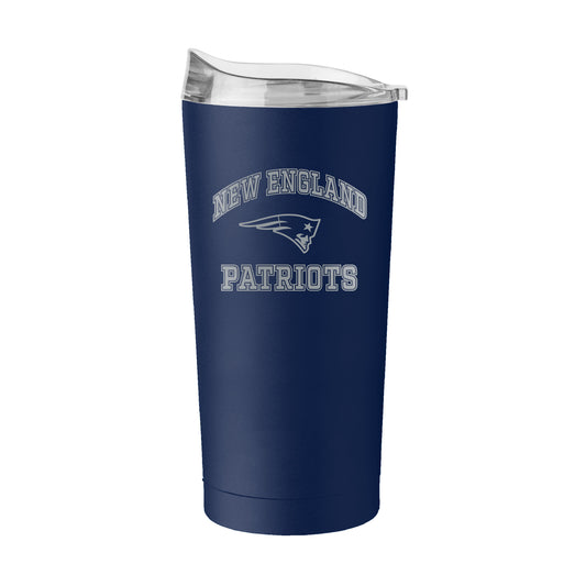 New England Patriots 20oz Athletic Etch Powder Coat Tumbler
