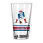 New England Patriots Vintage 16oz Gameday Stripe Pint Glass