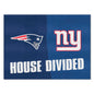 NFL House Divided Mat - Patriots / Giants