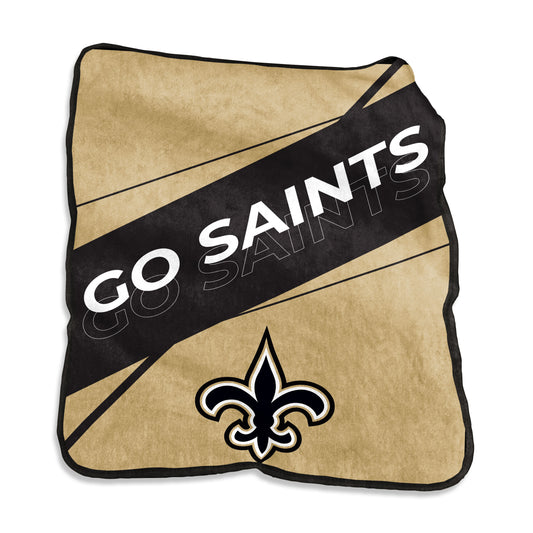New Orleans Saints Raschel Slogan Throw