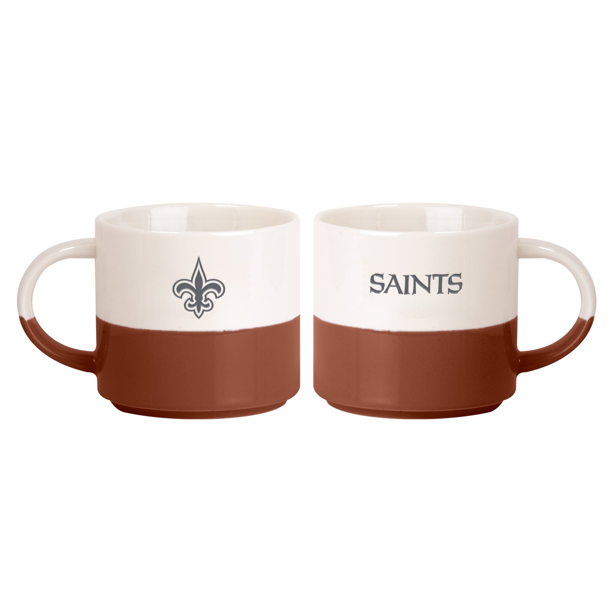 New Orleans Saints 15oz Walmart Holiday Stackable Mug Set