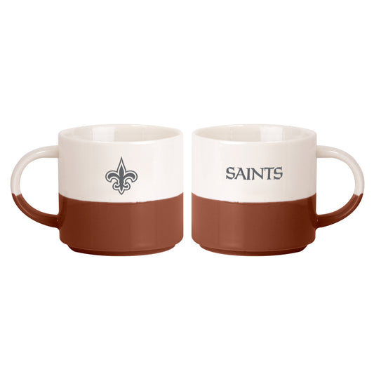 New Orleans Saints 15oz Walmart Holiday Stackable Mug Set