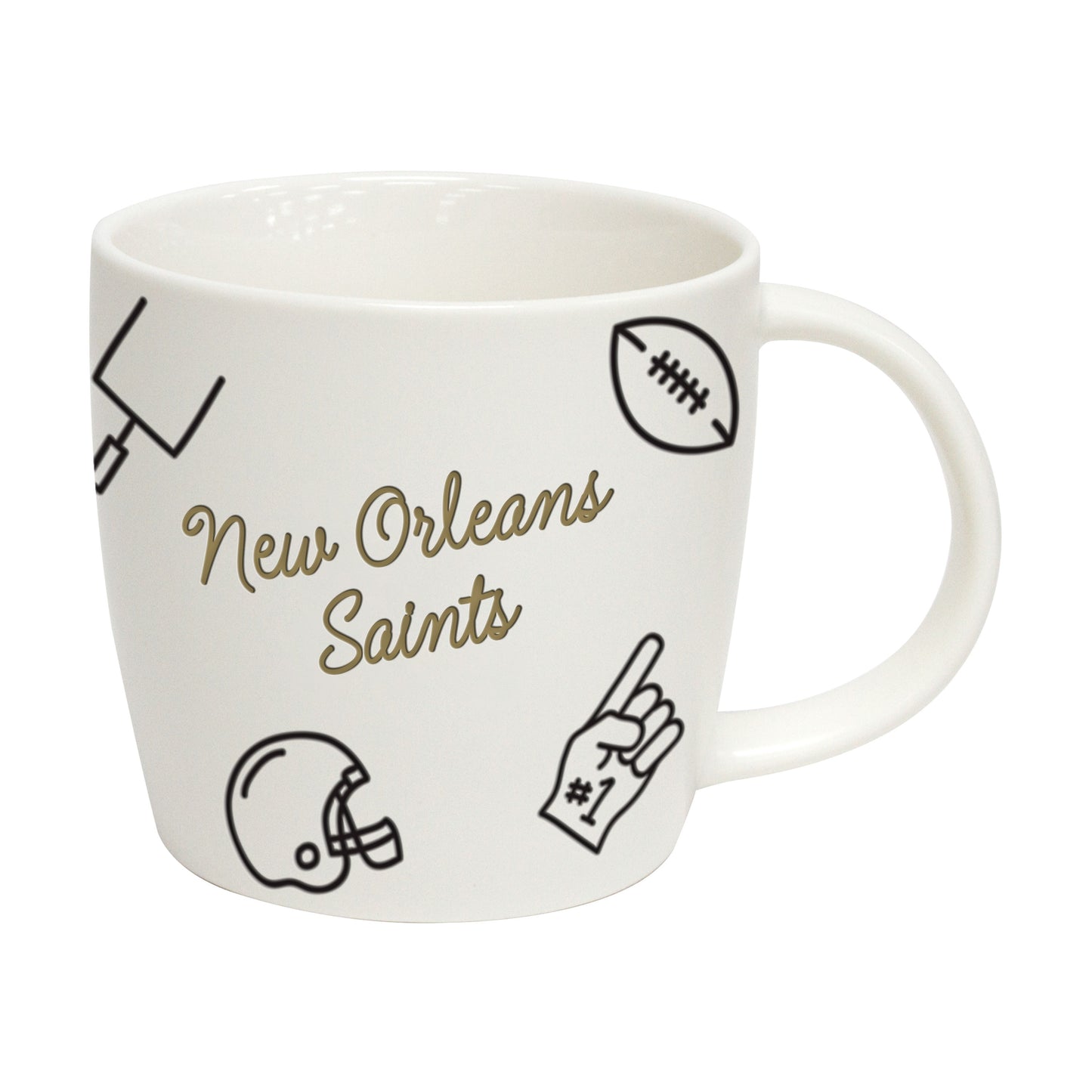 New Orleans Saints 18oz Playmaker Mug