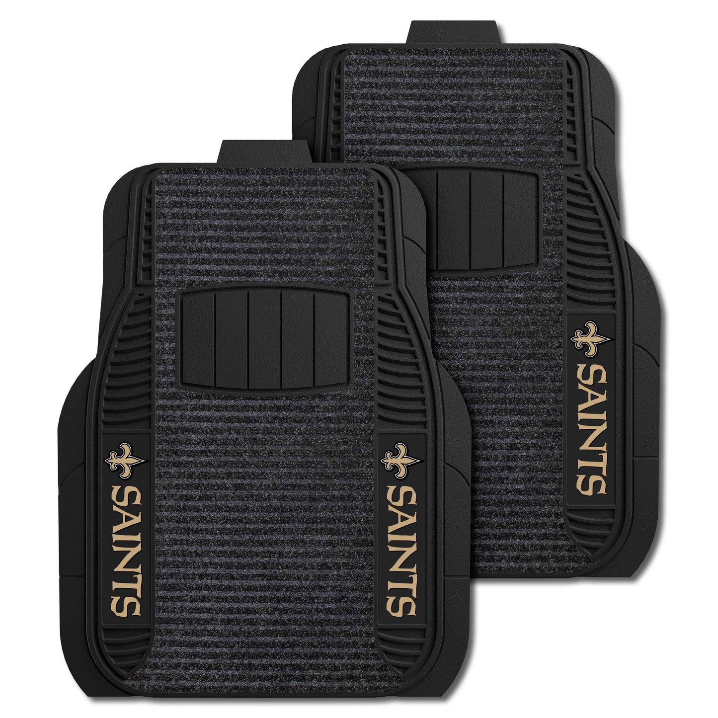 NFL - New Orleans Saints 2-pc Deluxe Car Mat Set