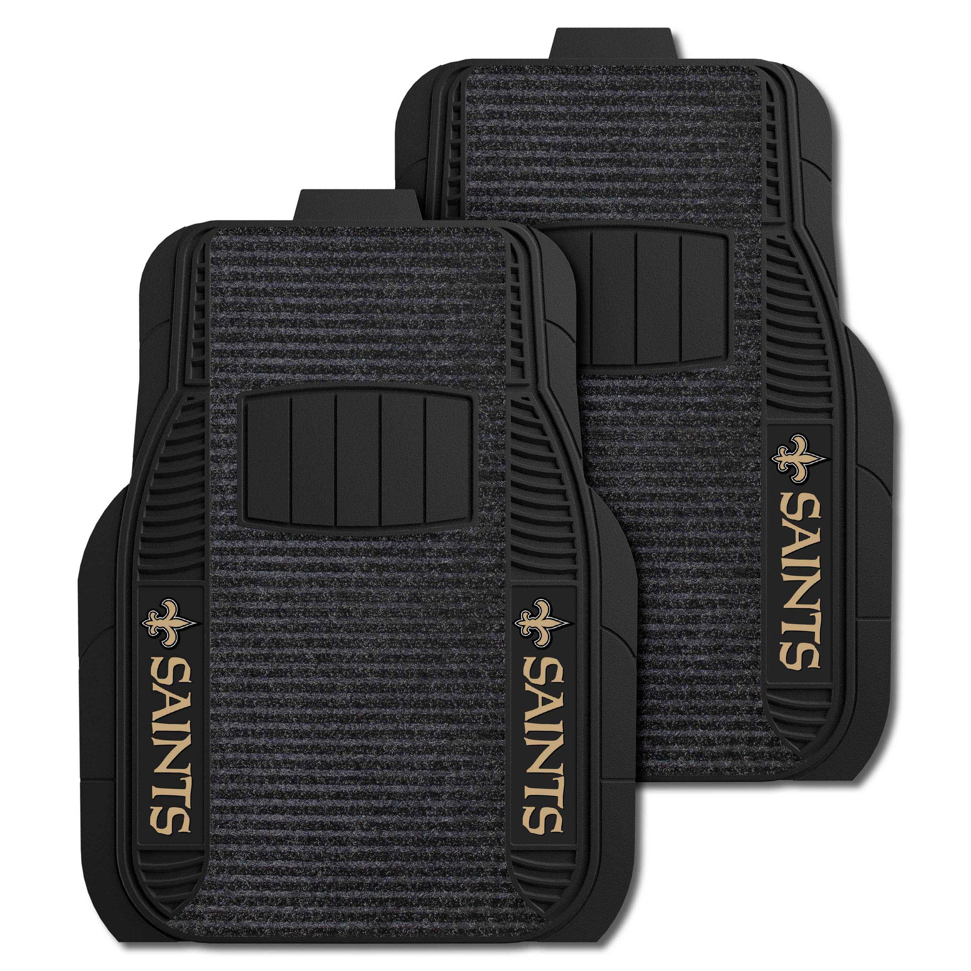 NFL - New Orleans Saints 2-pc Deluxe Car Mat Set