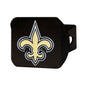 NFL - New Orleans Saints Color on Black Hitch Cover