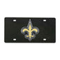 NFL - New Orleans Saints Black Diecast License Plate