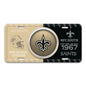 NFL - New Orleans Saints Embossed Metal License Plate