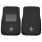 NFL - New Orleans Saints 2-pc Embroidered Car Mat Set