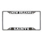 NFL - New Orleans Saints Chrome License Plate Frame